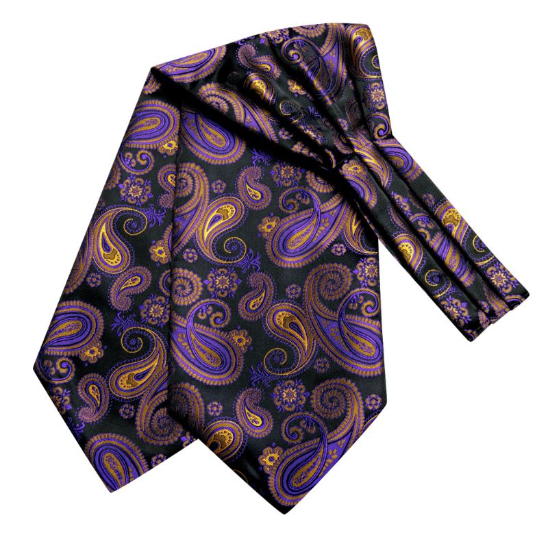 Foulard Ascot Homme en Soie 