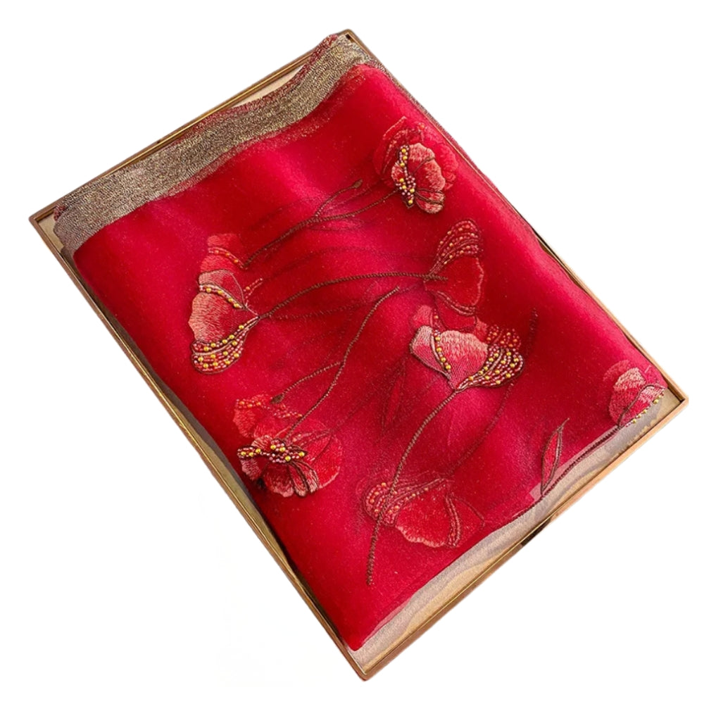 Foulard en Mousseline de Soie Femme