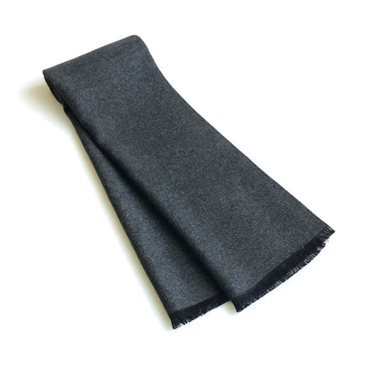 Echarpe Homme Gris Gris Foncé 180x30cm