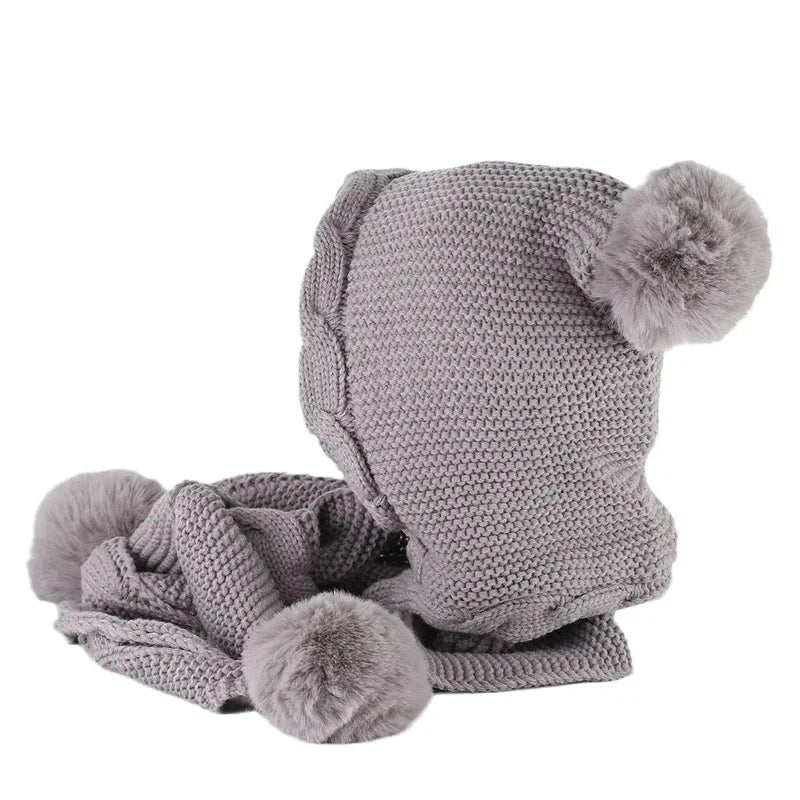 Echarpe Capuche avec Pompom Adulte 