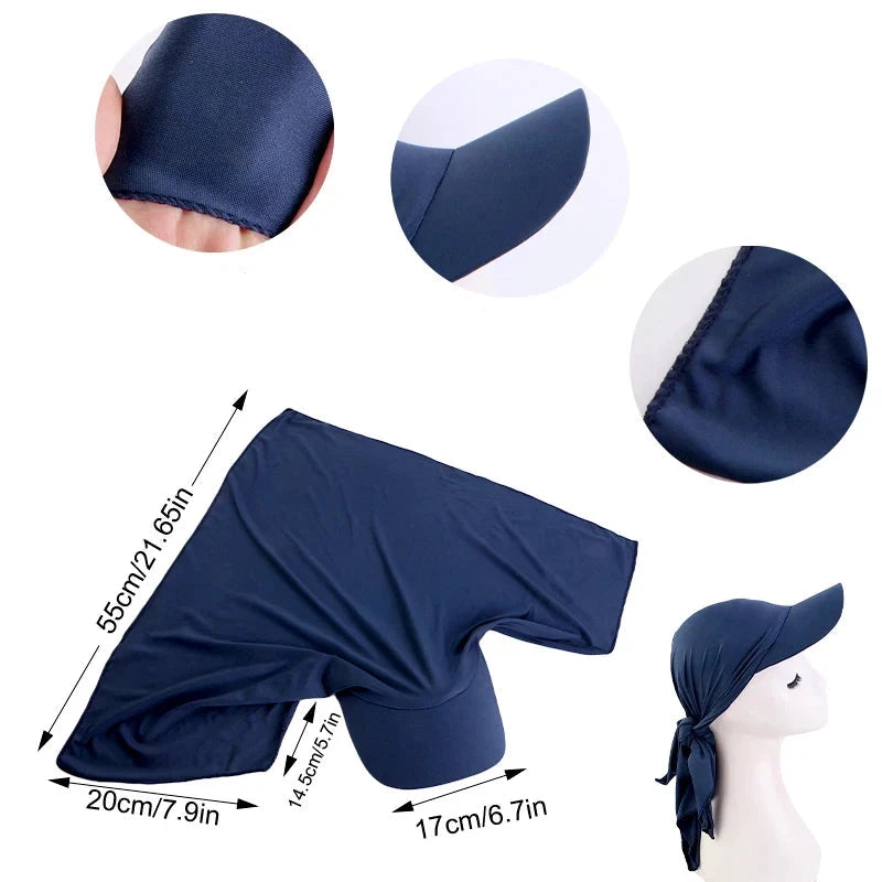 Casquette avec Foulard Eté Femme 