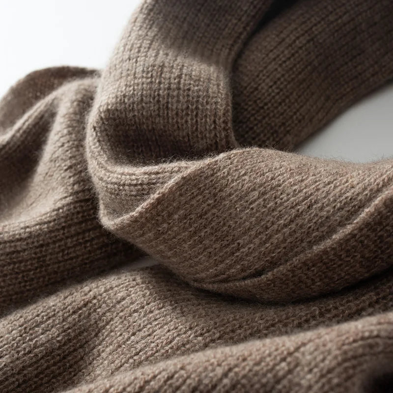 Écharpe Cachemire Unie gros plan texture - Sable Clair - Noir Ébène - Marron Clair - Crème Douce - Anthracite