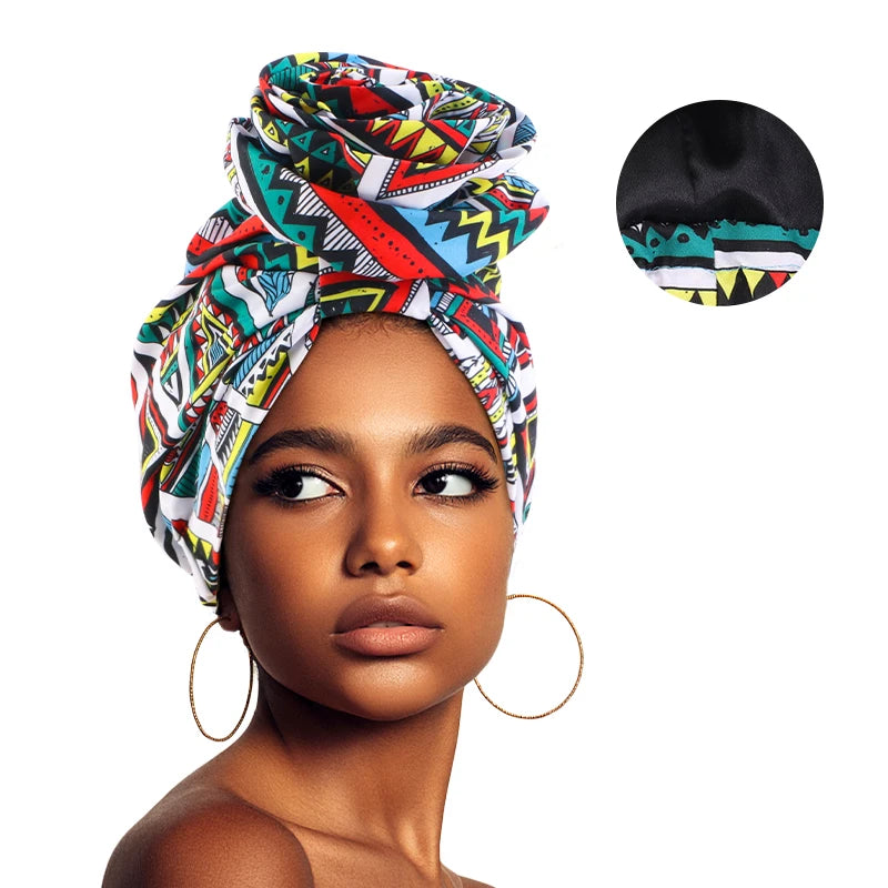 Foulard Africain Déjà Fait Rouge et Vert 