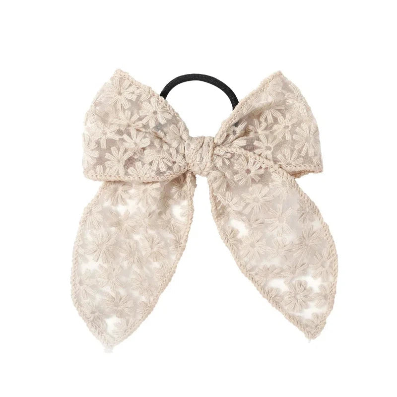 Chouchou Dentelle Beige 