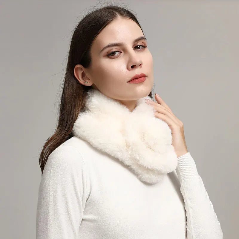 Echarpe Fausse Fourrure Femme 