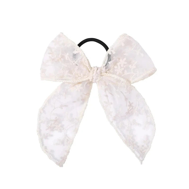 Chouchou Dentelle Blanc 