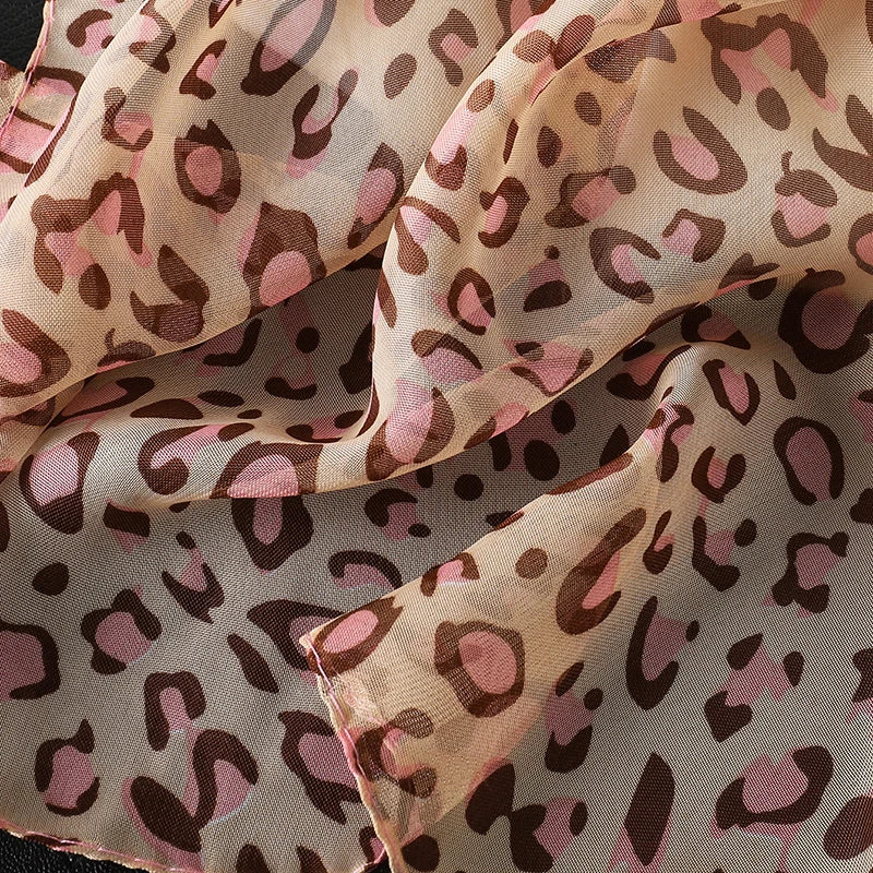 Foulard Léopard Multicolore 