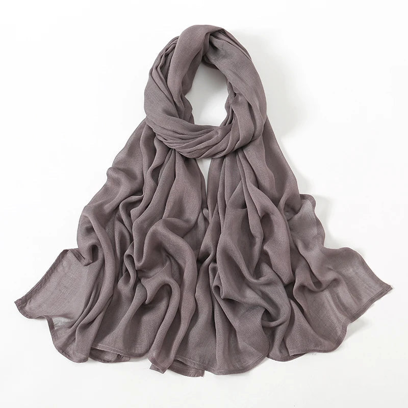 Foulard Hijab Gris Clair 190*85cm
