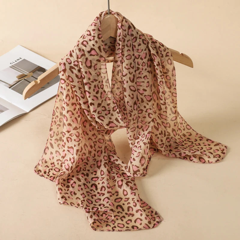 Foulard Léopard Multicolore 