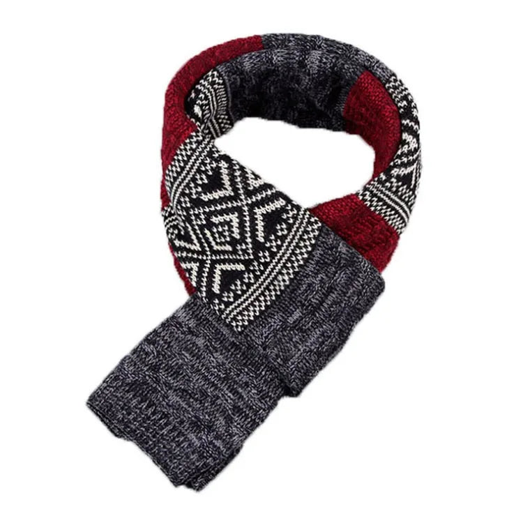 Foulard Soie Homme Foulard Homme Géométrique Bleu Marine Et Beige - Écharpe Style Chèche 180x100 Cm Cheche Homme