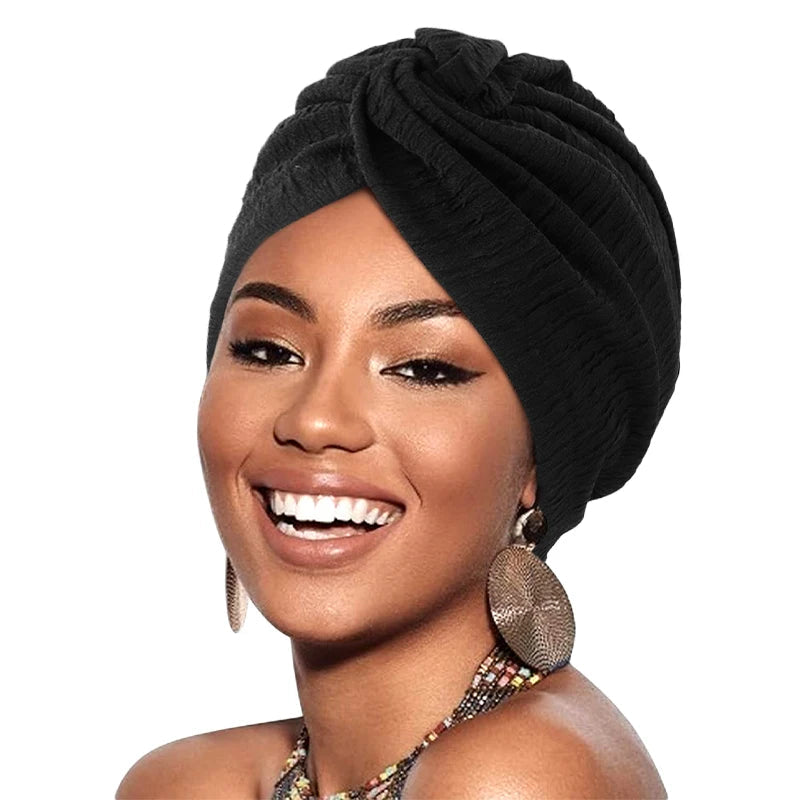 Turban Chic Femme Noir 