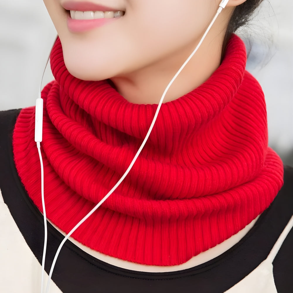 snood femme chic rouge