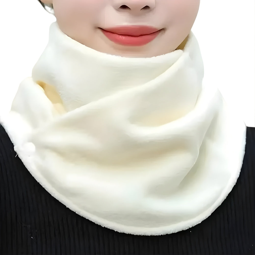 Snood Polaire Femme - Crème Éclatante - 60cm