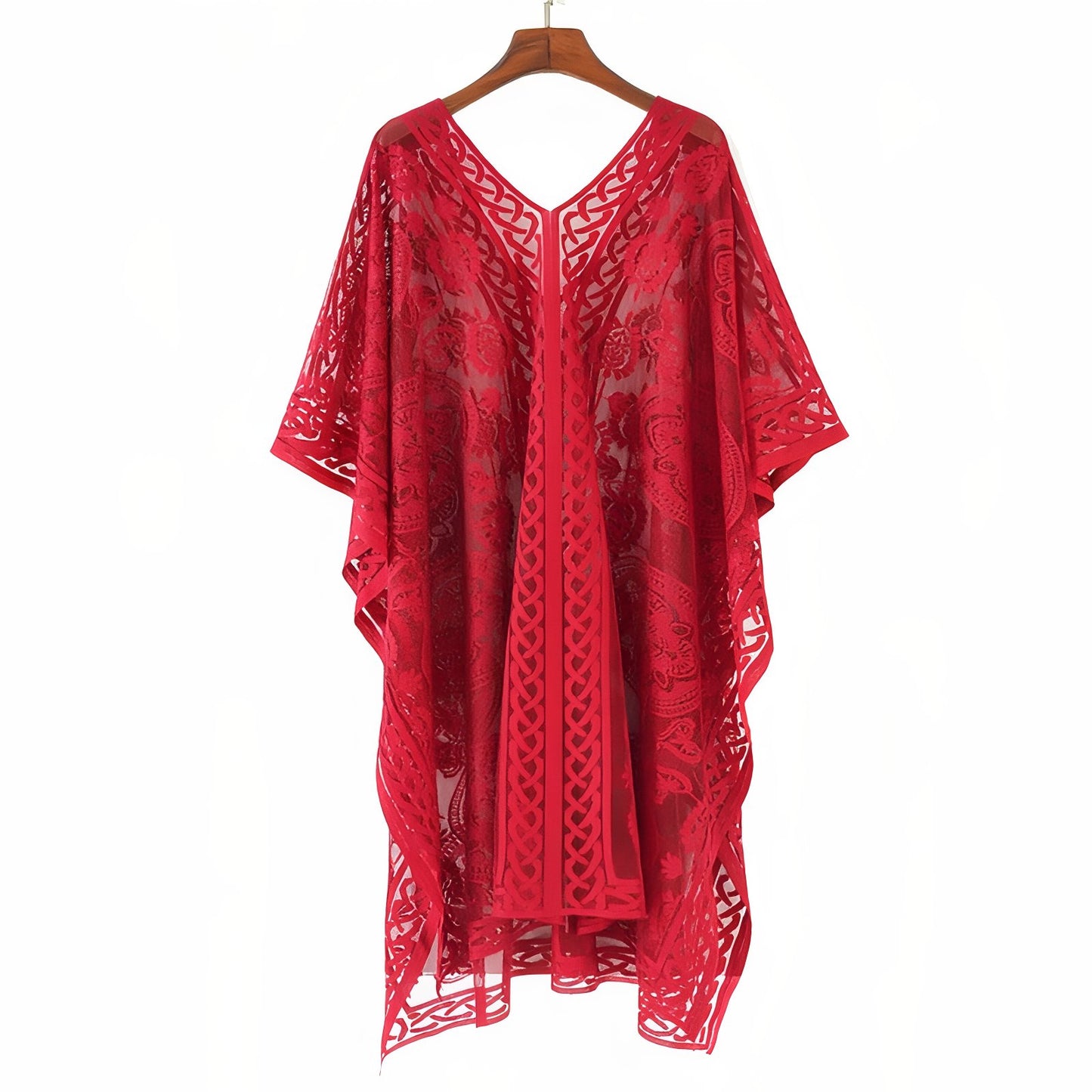 Tunique Robe Paréo Courte en Dentelle