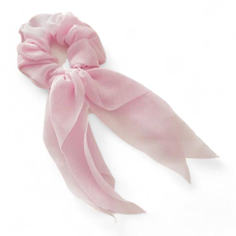 Foulard à Cheveux Chouchou Rose Clair 