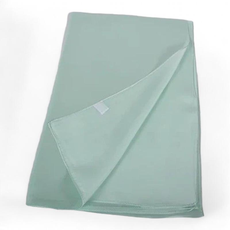 Foulard Soie Femme Chic Vert Menthe 175*55cm