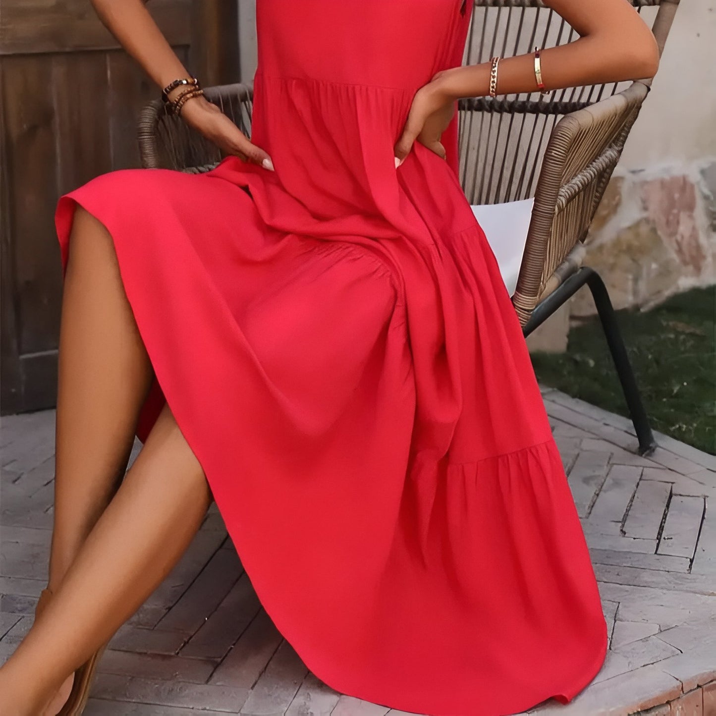 Robe de Plage à Volant