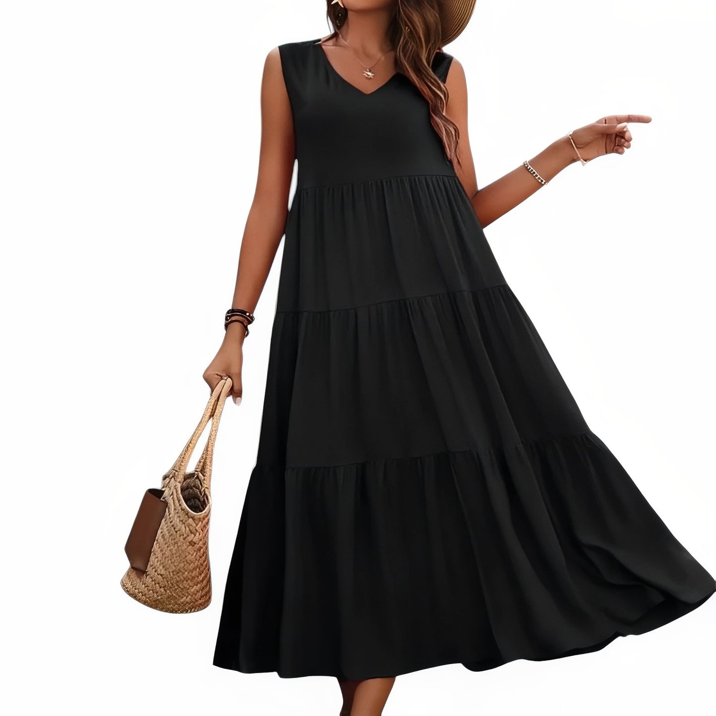 Robe de Plage à Volant