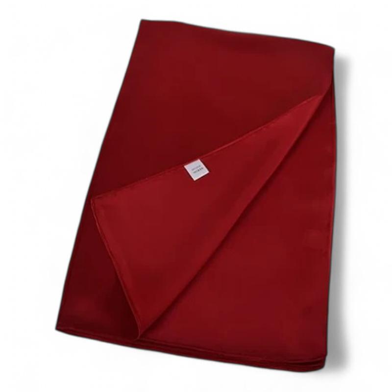 Foulard Soie Femme Chic Bordeaux 175*55cm