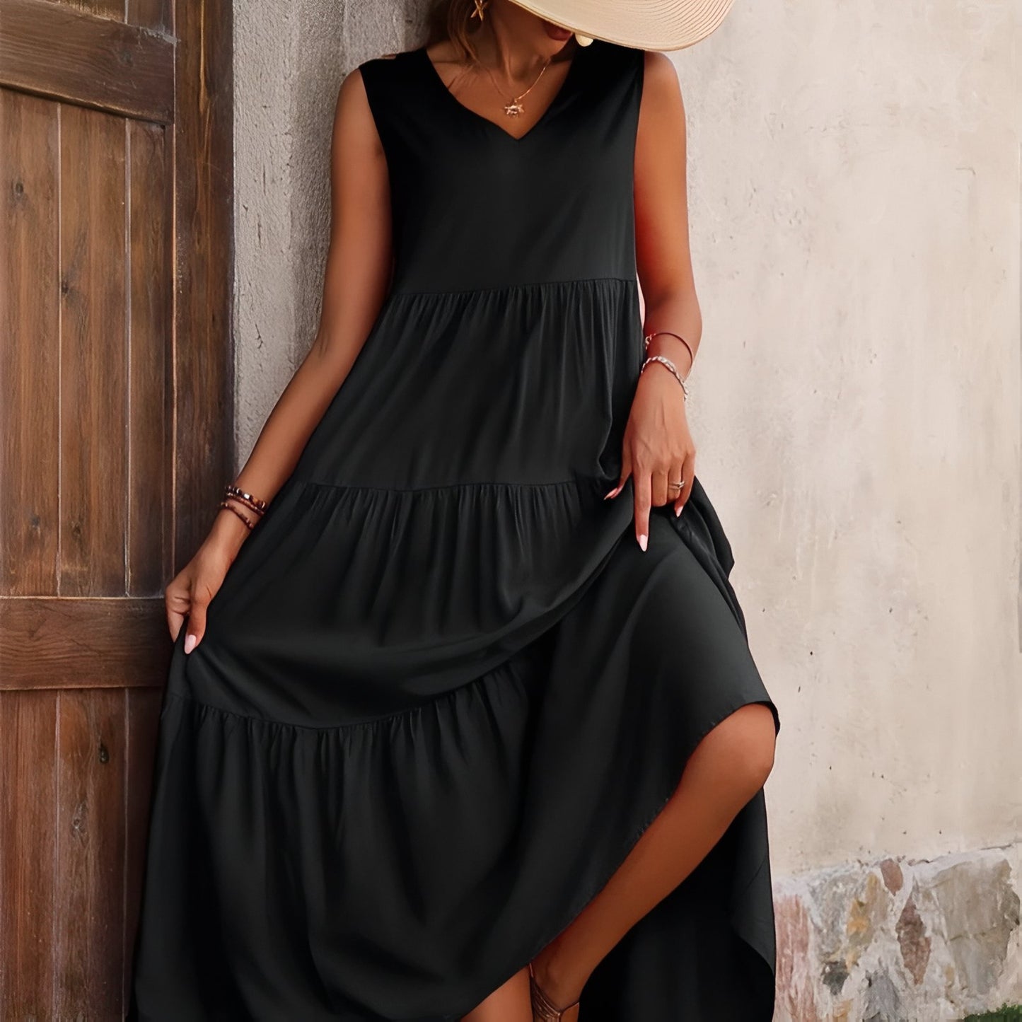 Robe de Plage à Volant