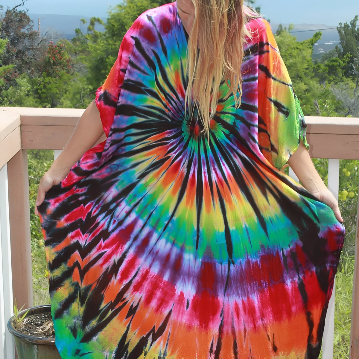 Robe de Plage Boho Style - Multicouleurs - Unique