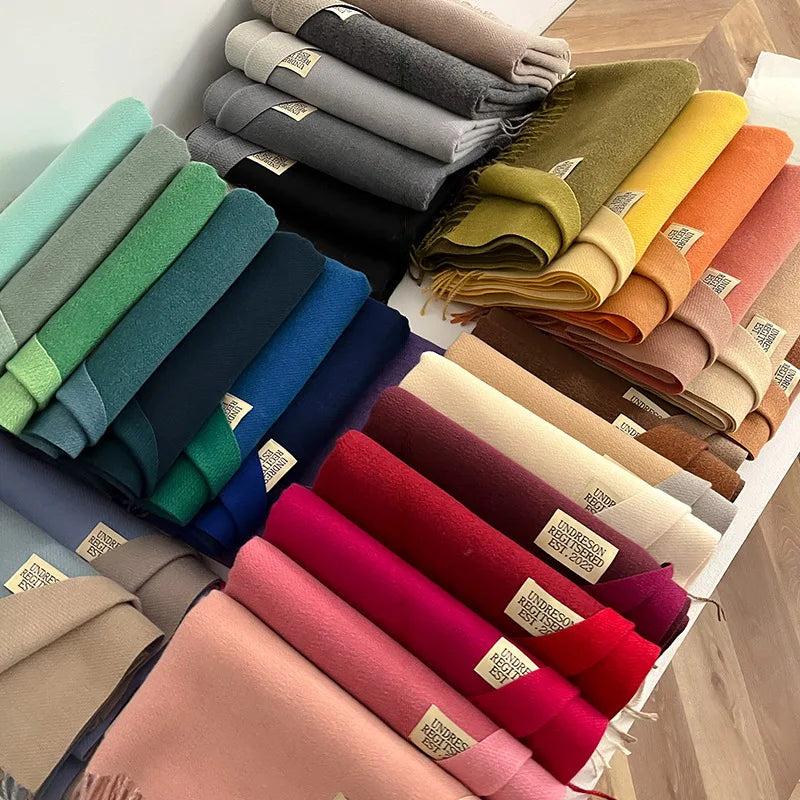 Écharpe Deux Couleurs - large gamme de coloris disponibles