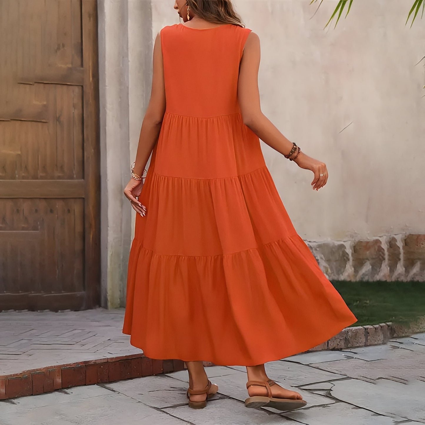 Robe de Plage à Volant