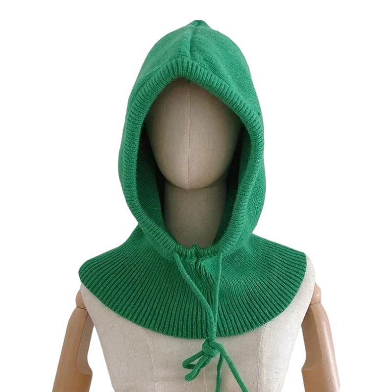 Echarpe Cagoule Vert Émeraude 56-58cm