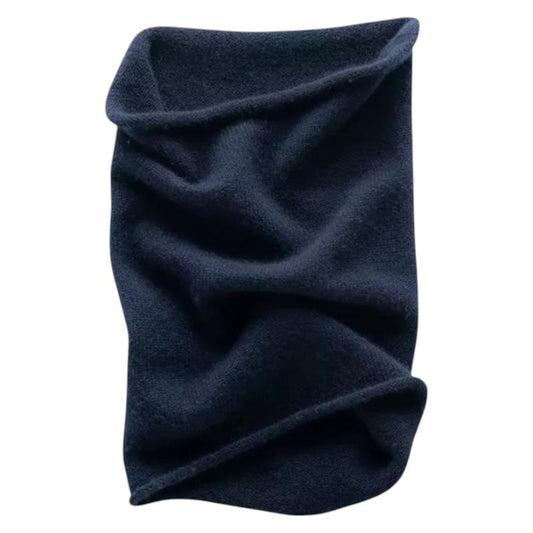 Cache Cou Cachemire Femme - Bleu Marine - 30*22cm