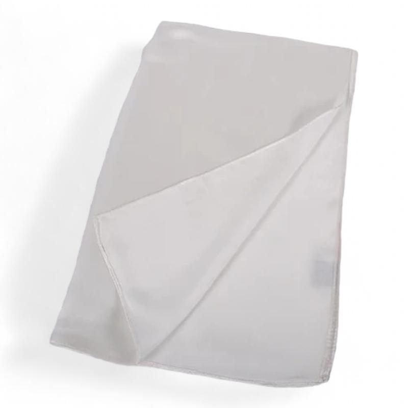 Foulard Soie Femme Chic Blanc Cassé 175*55cm